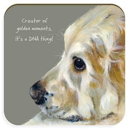 Golden Retriever Coaster - Golden Mom