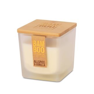 Allspice & Vanilla Bamboo Large Jar Candle By Heart & Home