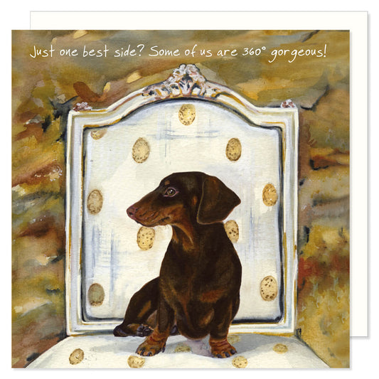 Dachshund Greeting Card