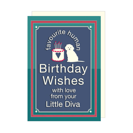Favourite Human Birthday Wishes Card