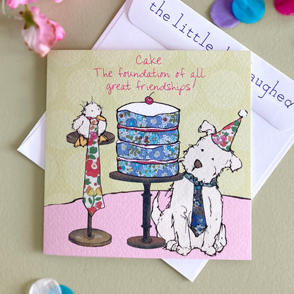 Little Dog Laughed - Cake Lovers Friendship Card