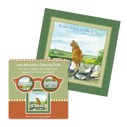 Little Dog Laughed - Ginger Cat Lens Cleaning Cloth