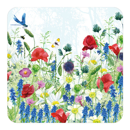 Wild Meadow Flower Coaster