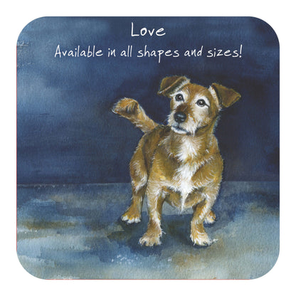 Little Dog Laughed - Terrier Dog Coaster