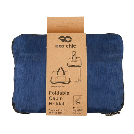 Eco Chic Recycled Cabin Holdall Bag Solid Midnight Blue (EC-DS50BU)