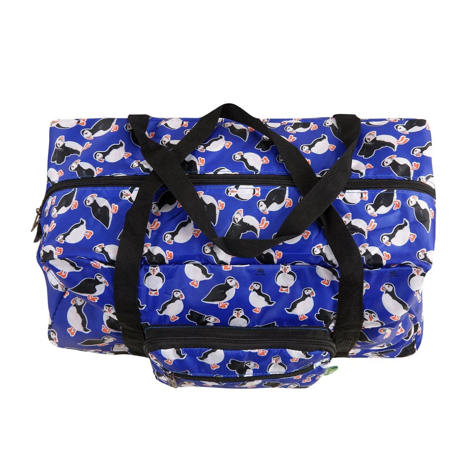 Eco Chic Recycled Cabin Holdall Bag Puffin Blue (EC-DS29BU)
