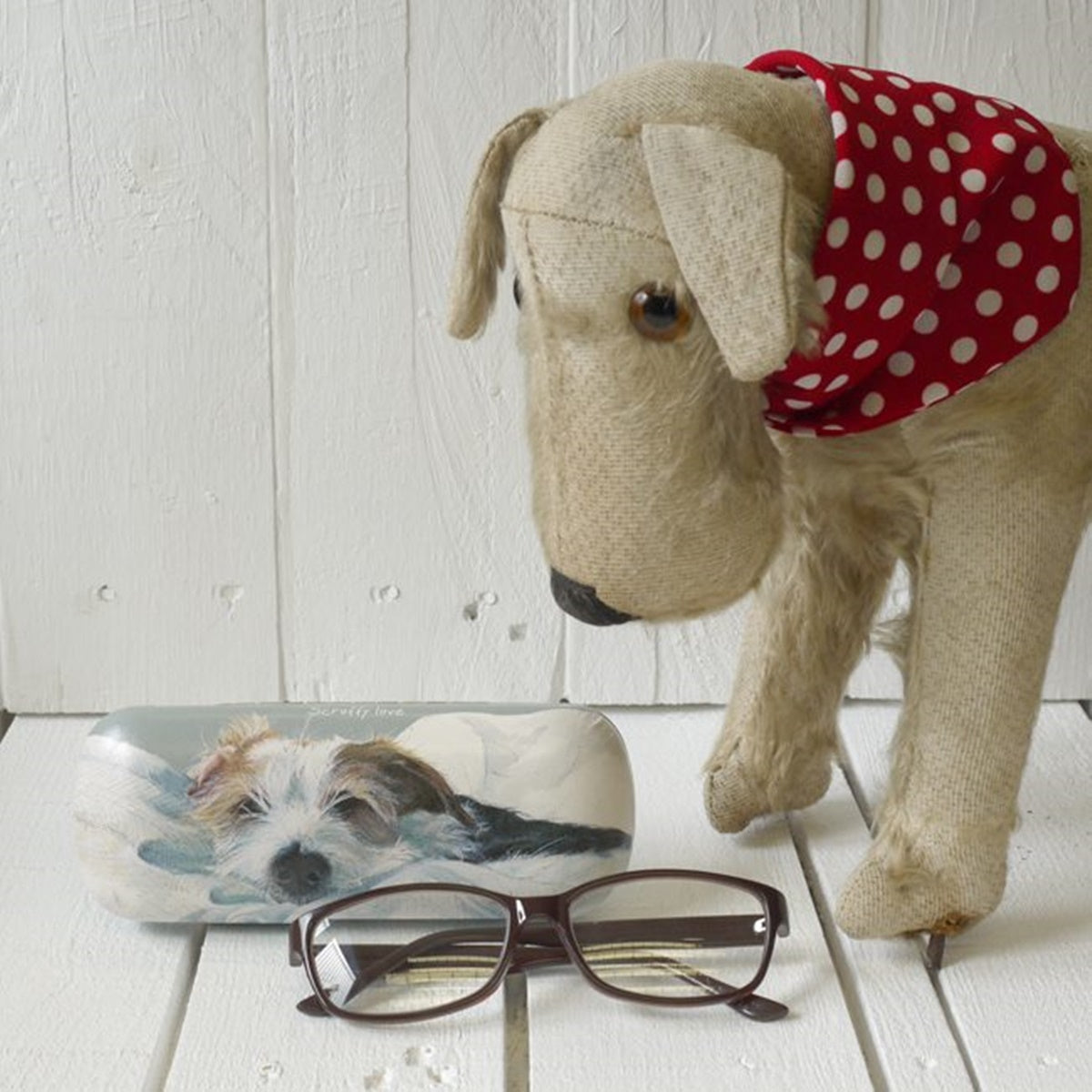 Scruffy Love Glasses Case