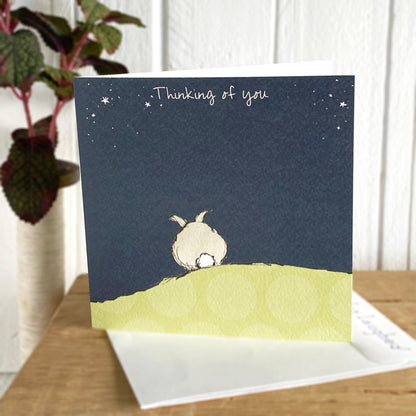 Little Dog Laughed - Thinking of You Card