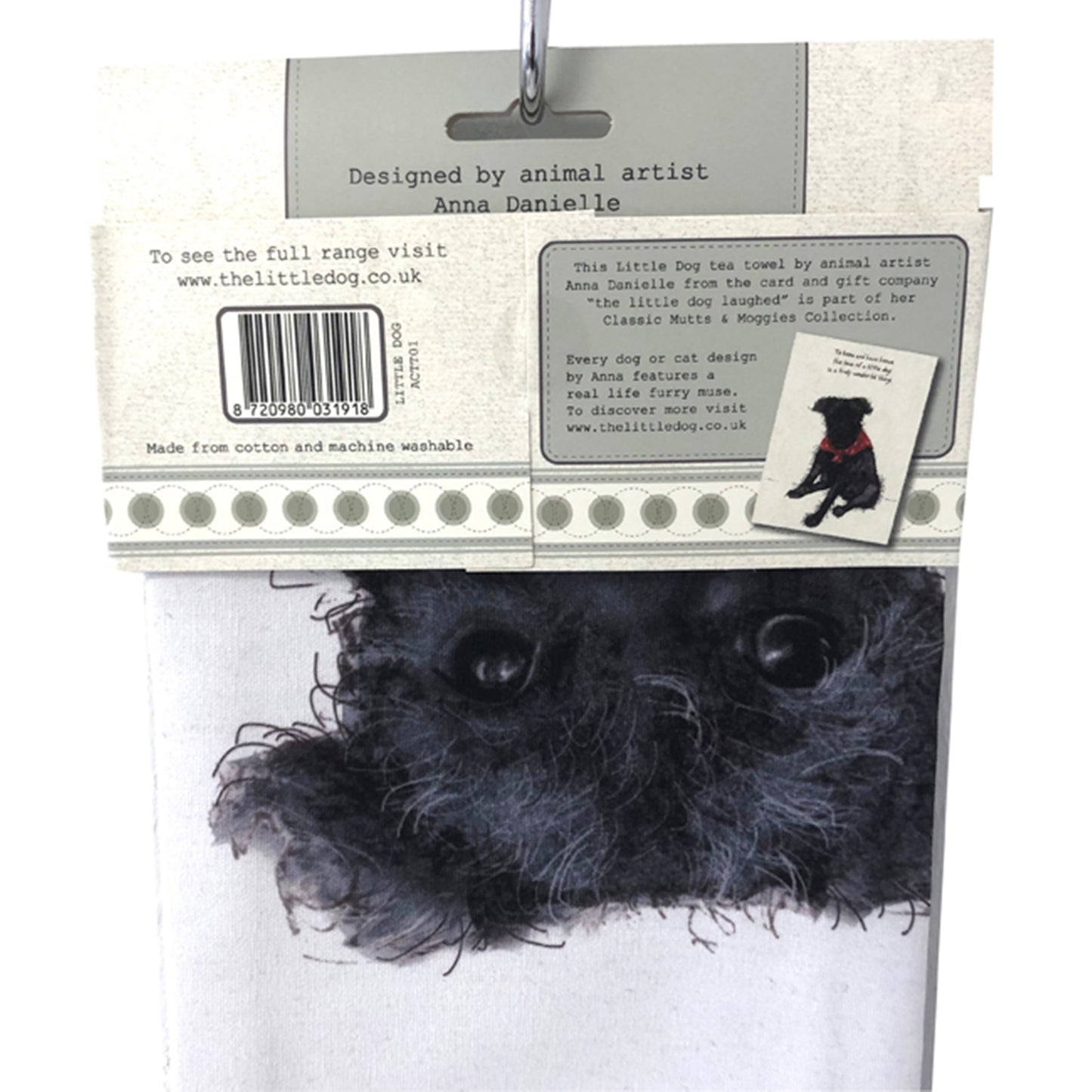 Patterdale Terrier Tea Towel - Little Dog