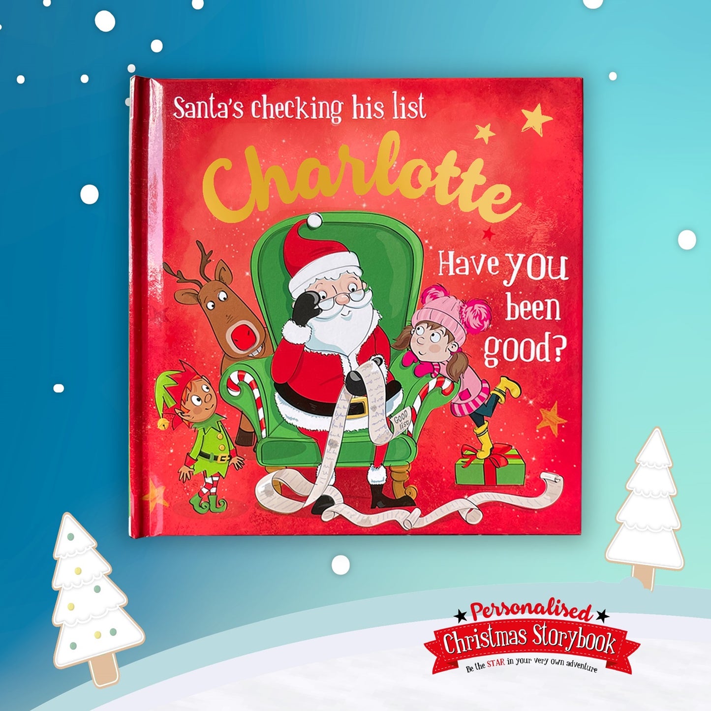 Childrens Xmas Storybook / colouring book   - Charlotte