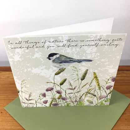 Marsh Tit Greeting Card