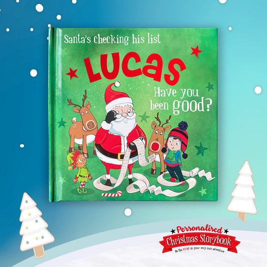 Childrens Xmas Storybook / colouring book   - Lucas
