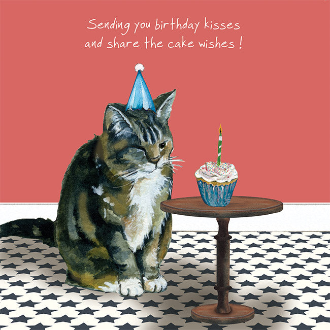 Tabby Cat Birthday Card