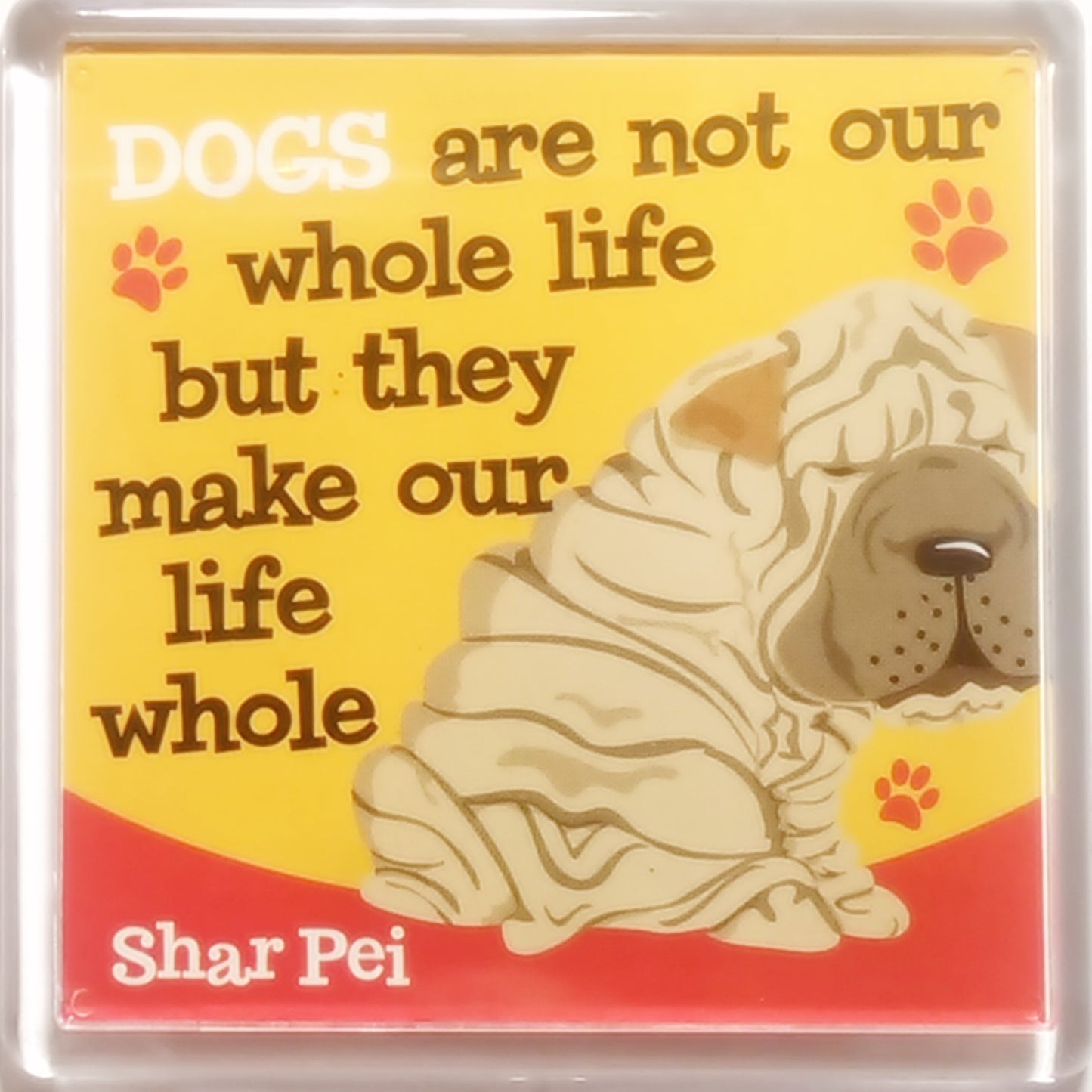 Wags & Whiskers Dog Magnet "Shar-Pei" by Paper Island