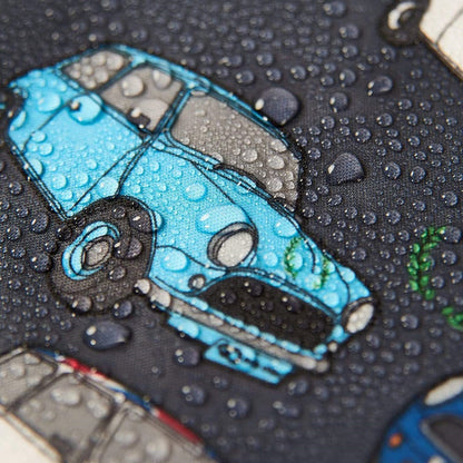 Eco Chic Recycled Cabin Approved 30 Litre Foldable Holdall (Mini Car - Grey)