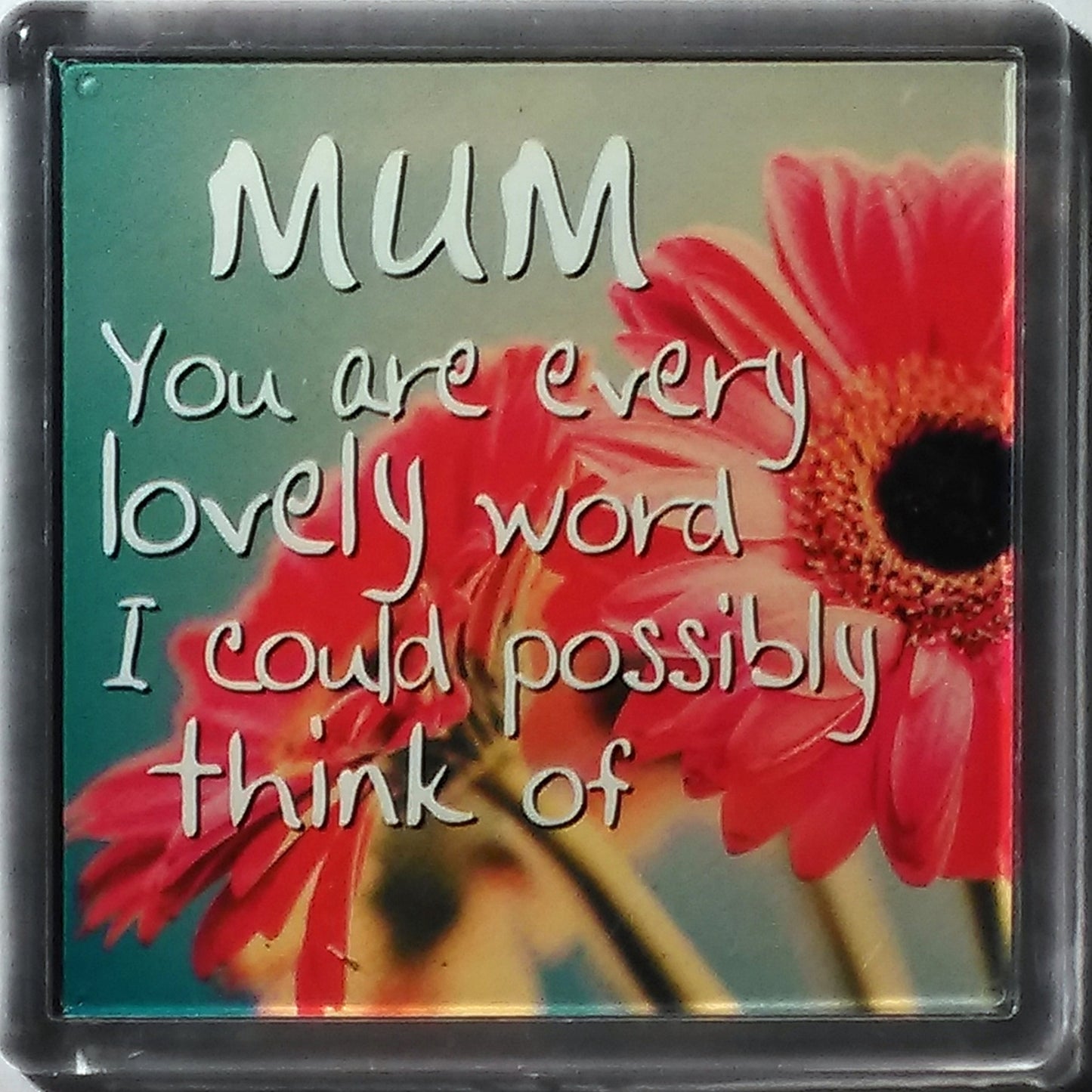 History & Heraldry Sentiment Fridge Magnet "Mum You are every lovely word I could possibly think of."