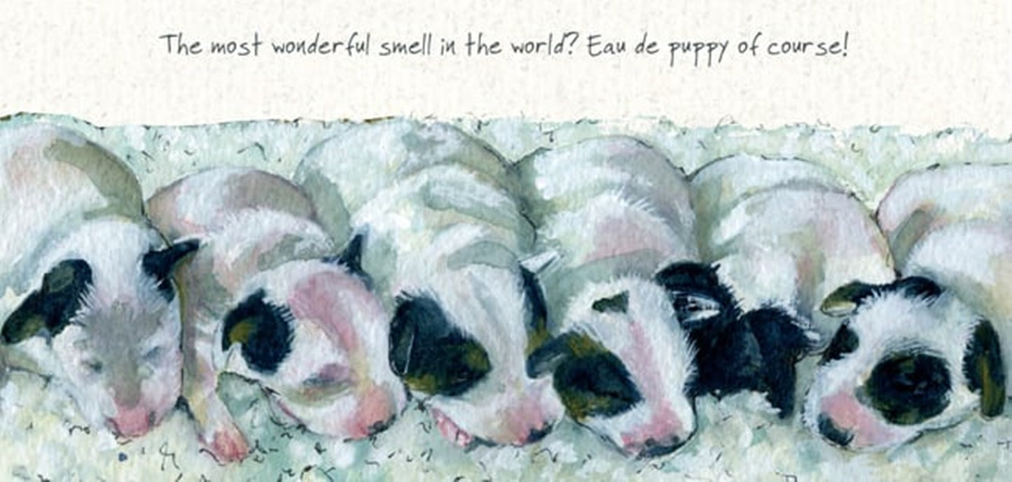 Puppies Greeting Card by the little dog laughed