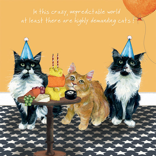 Maine Coon Cats Greeting Card