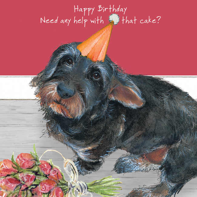 Dachshund Birthday Card