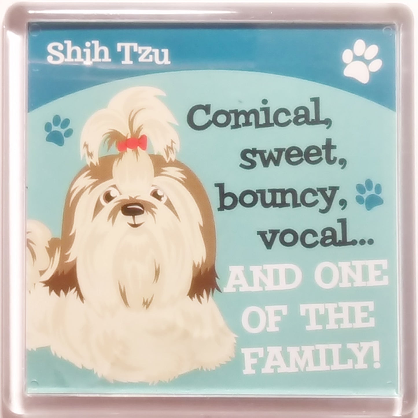 Wags & Whiskers Dog Magnet "Shih Tzu" by Paper Island