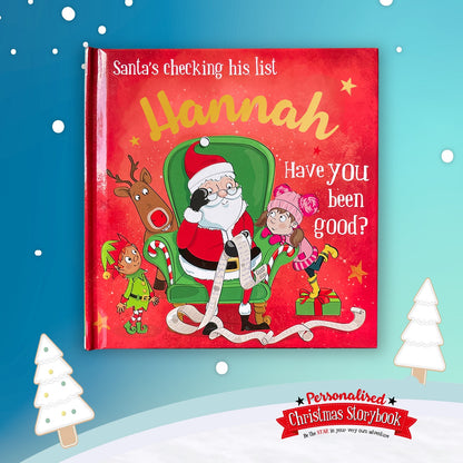 Childrens Xmas Storybook / colouring book   - Hannah