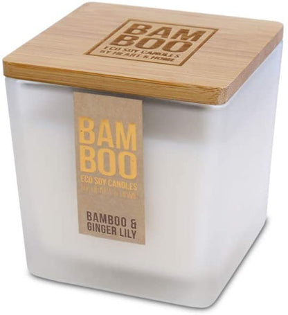 210g Jar Candle - Bamboo and Ginger Lily Fragrance From Bamboo Range by Heart and Home