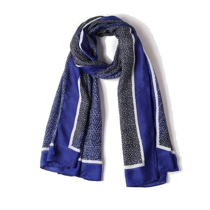 Emma Blue/Simply Print Scarf Made From Recycled Bottles