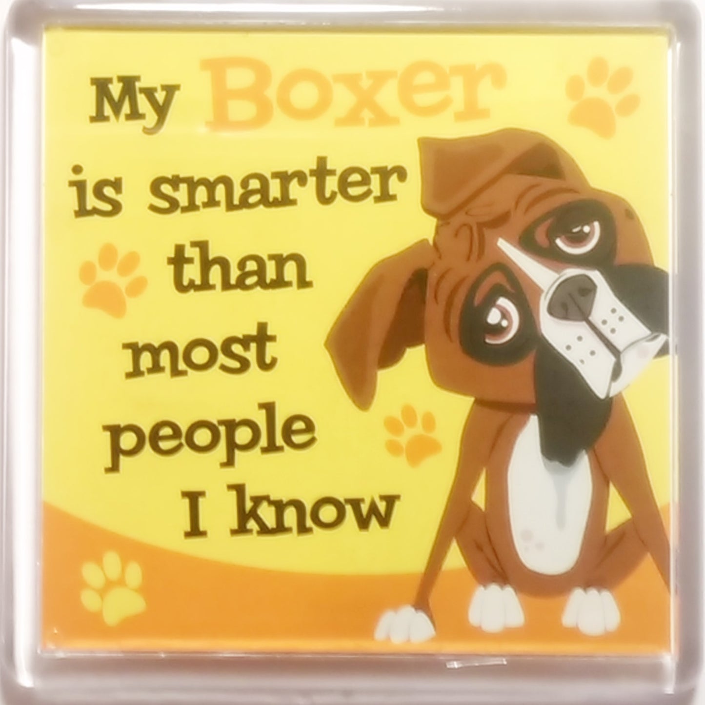 Wags & Whiskers Dog Magnet "Boxer" by Paper Island