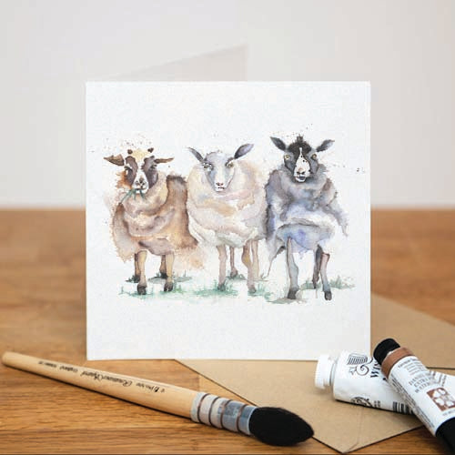 COUNTING SHEEP GREETING CARD