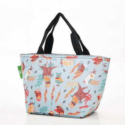 Expandable Cool Bag/Lunch Bag/Insulated Bag - New Owls by Eco Chic