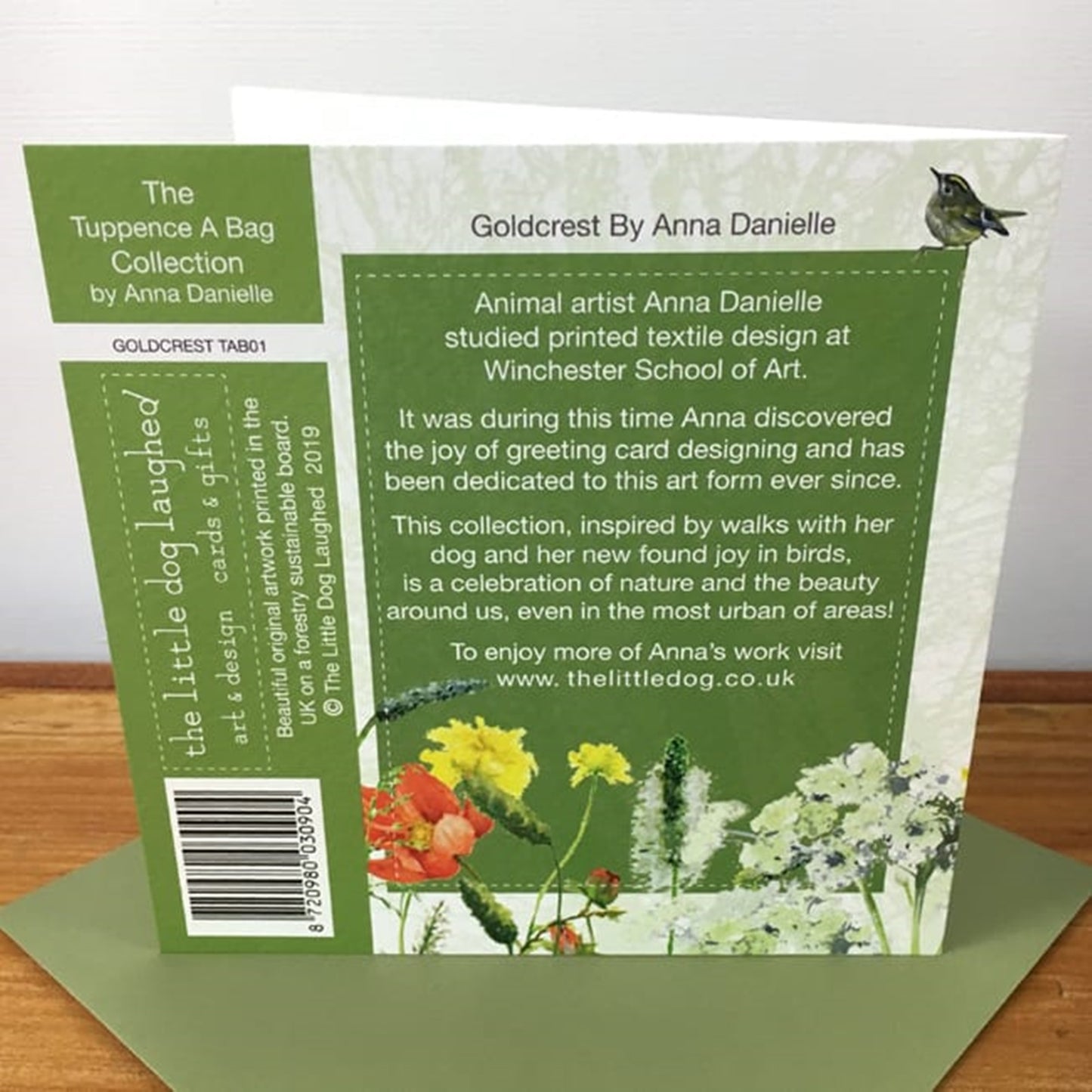 Goldcrest Greeting Card