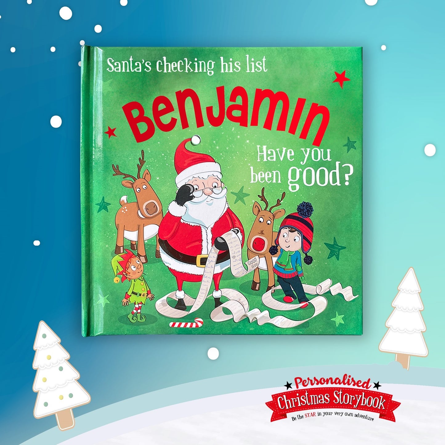 Childrens Xmas Storybook / colouring book  - Benjamin