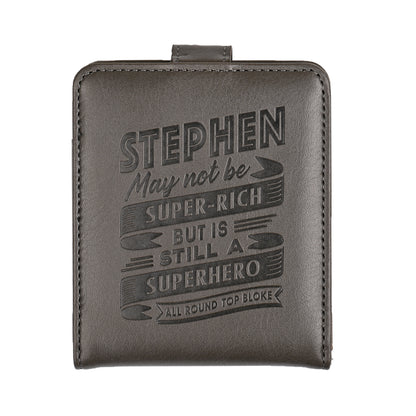 History & Heraldry Personalised RFID Wallet - Stephen