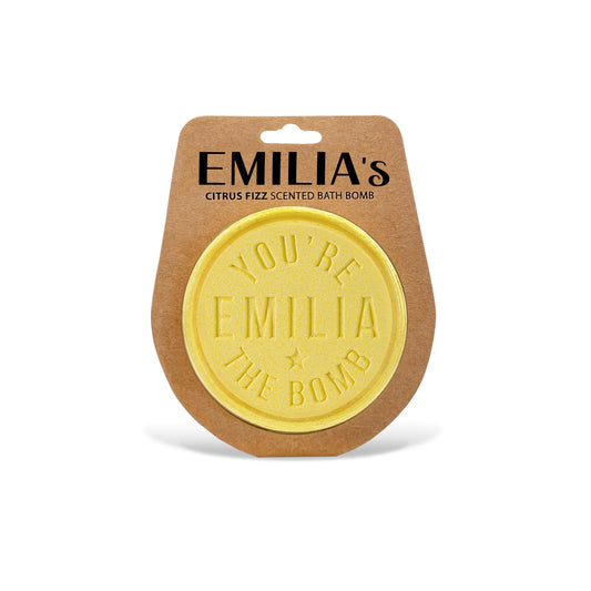 H&H Personalised Scented Bath Bombs - Emilia