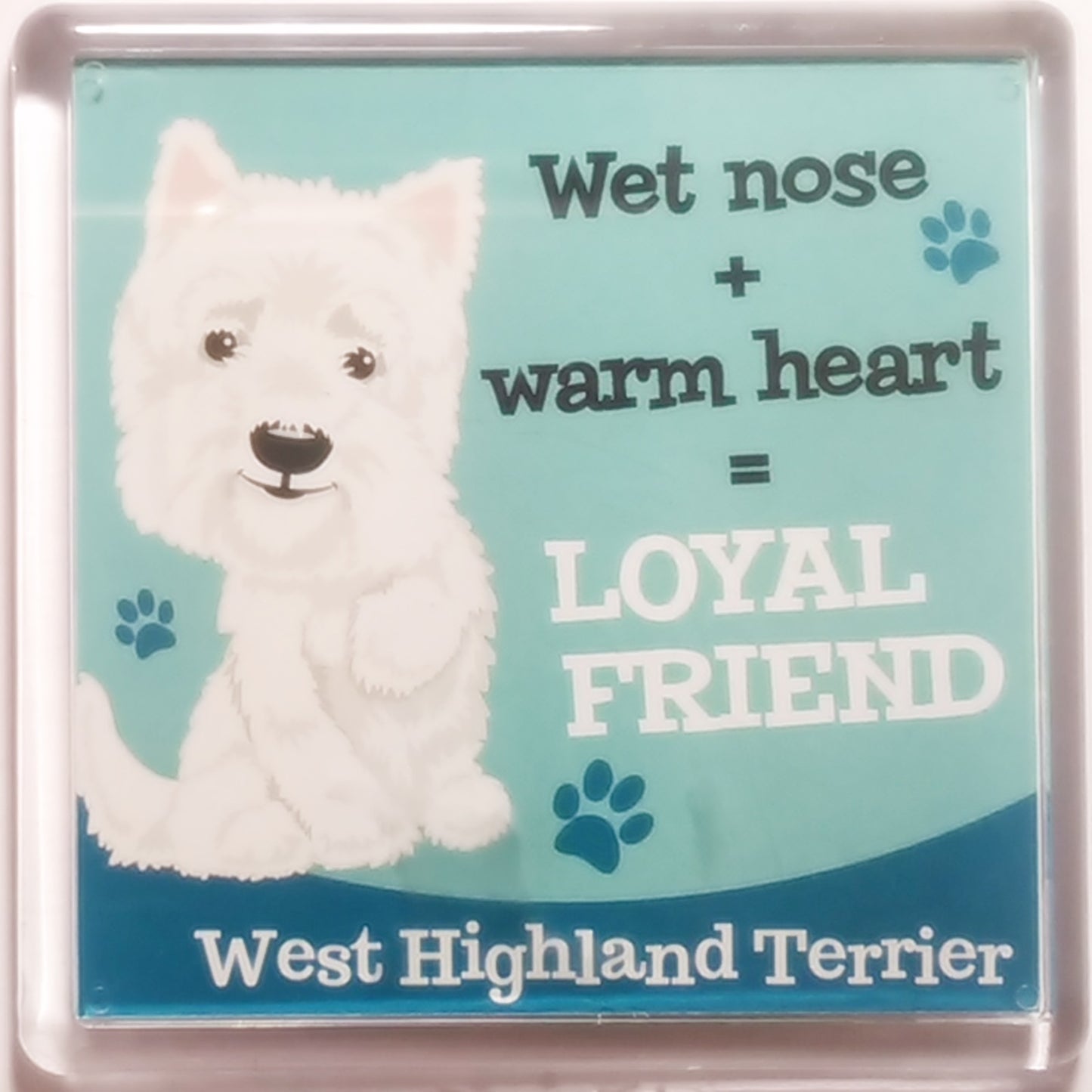 Wags & Whiskers Dog Magnet "West Highland Terrier" by Paper Island