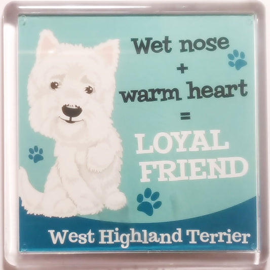 Wags & Whiskers Dog Magnet "West Highland Terrier" by Paper Island