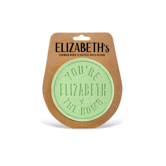 H&H Personalised Scented Bath Bombs - Elizabeth