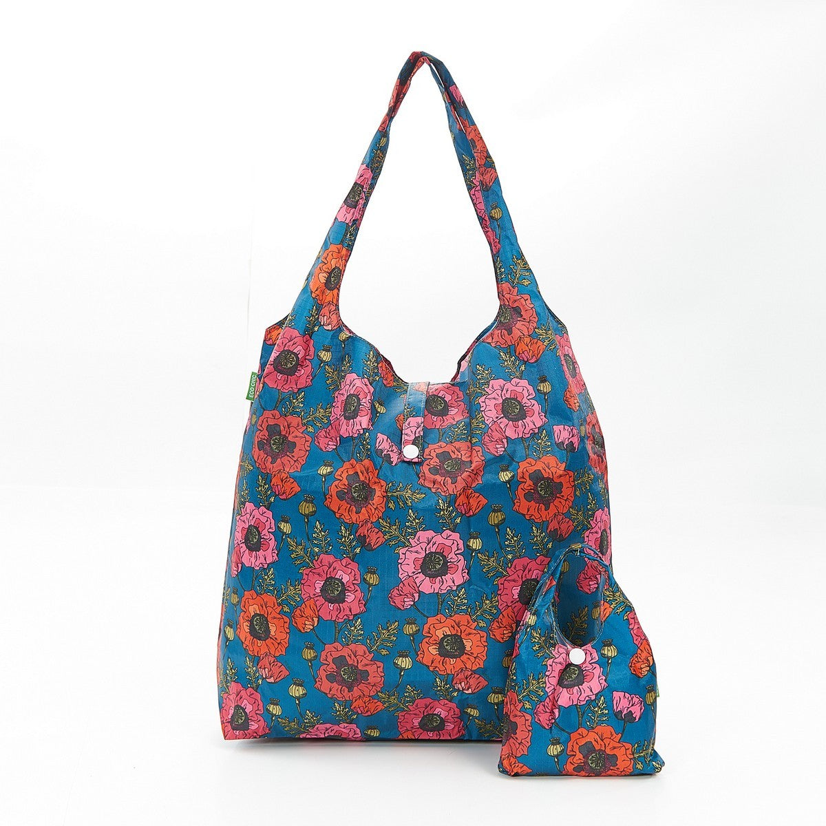 Eco Chic Reusable folding Shopper Bag Navy