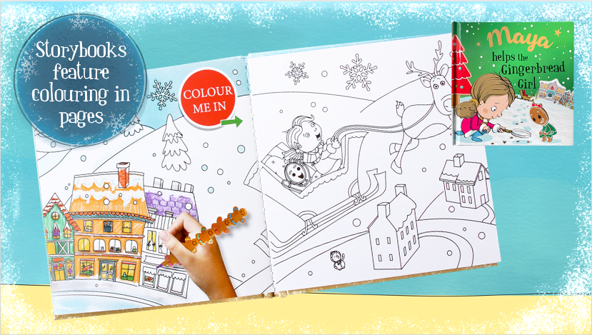 Childrens Xmas Storybook / colouring book  - Benjamin