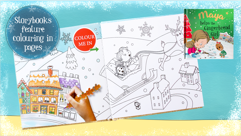 Childrens Xmas Storybook / colouring book   - Oliver