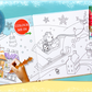 Childrens Xmas Storybook / colouring book   - Santa Help (Male)