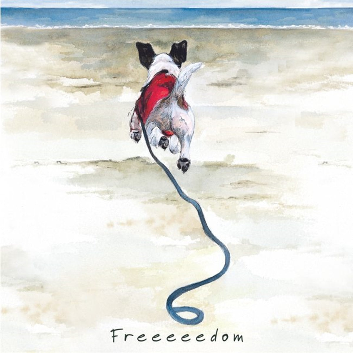Jack Russell Greeting Card - Freedom
