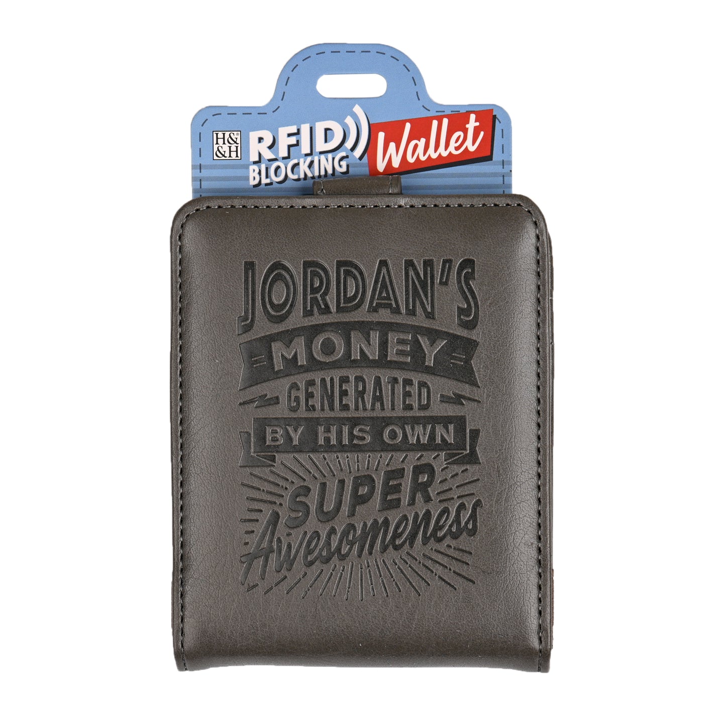 History & Heraldry Personalised RFID Wallet - Jordan