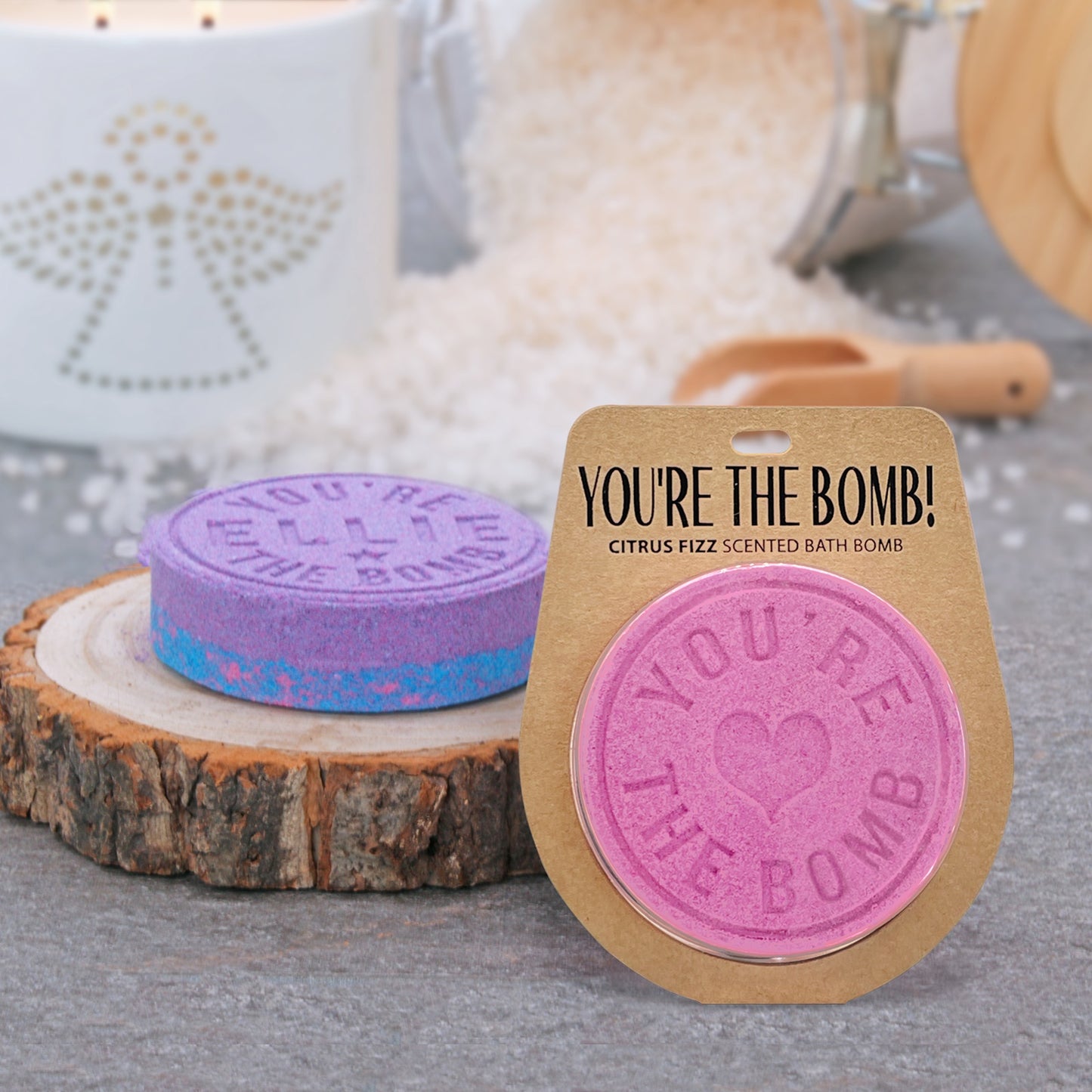 H&H Personalised Scented Bath Bombs - Ruby