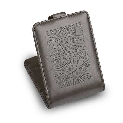History & Heraldry Personalised RFID Wallet - Andrew