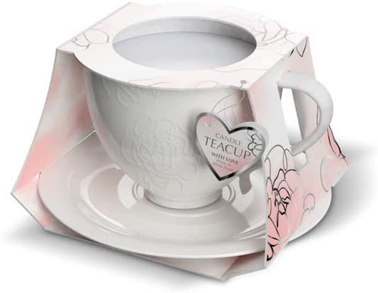 Heart and Home Accessories Tea Cup Style Candle