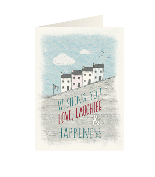 East Of India - Wonderland greeting card - Wishing you love, laughter & Happiness