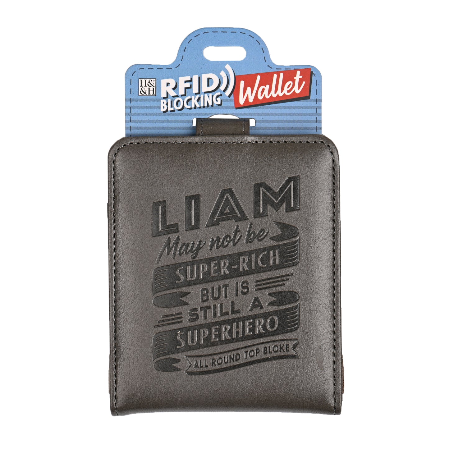 History & Heraldry Personalised RFID Wallet - Liam