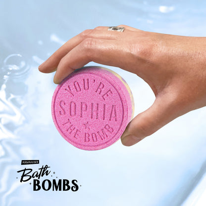 H&H Personalised Scented Bath Bombs - Sophia