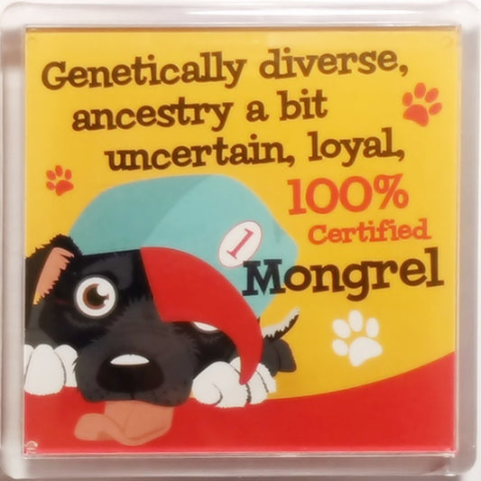 Wags & Whiskers Dog Magnet "Mongrel" by Paper Island